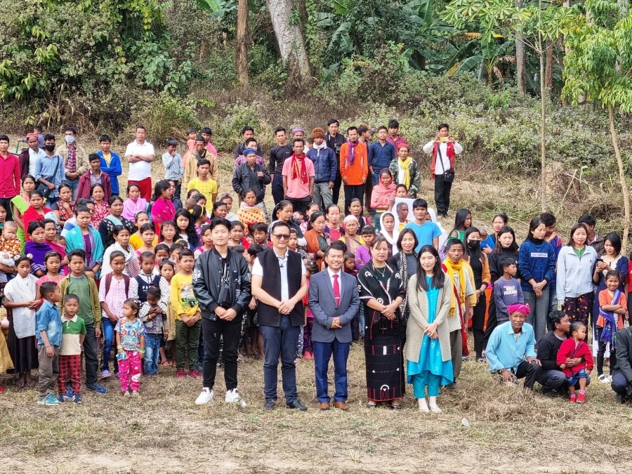 Attendees of the a one-day Crusade cum Social & Education Awareness Programme held at the New Life Mission School, Nilalung, Karbi Anglong on January 22.